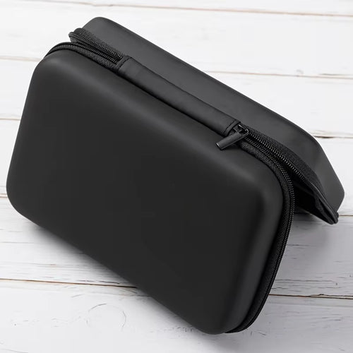 Handheld Game Console Carrying Case, Protective Travel Retro Mini Player Box for Charging Cable, Earpods, Batteries