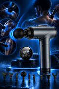 Deep Tissue Massage Gun Portable With 9 Massage Heads Cordless