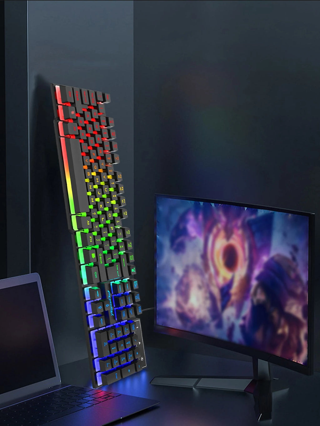 FOREV LED Illuminated Mechanical Keyboard and Mouse Set