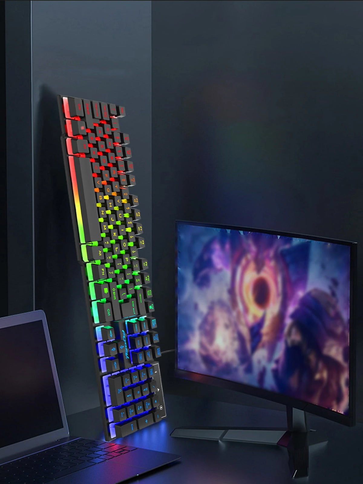 FOREV LED Illuminated Mechanical Keyboard and Mouse Set
