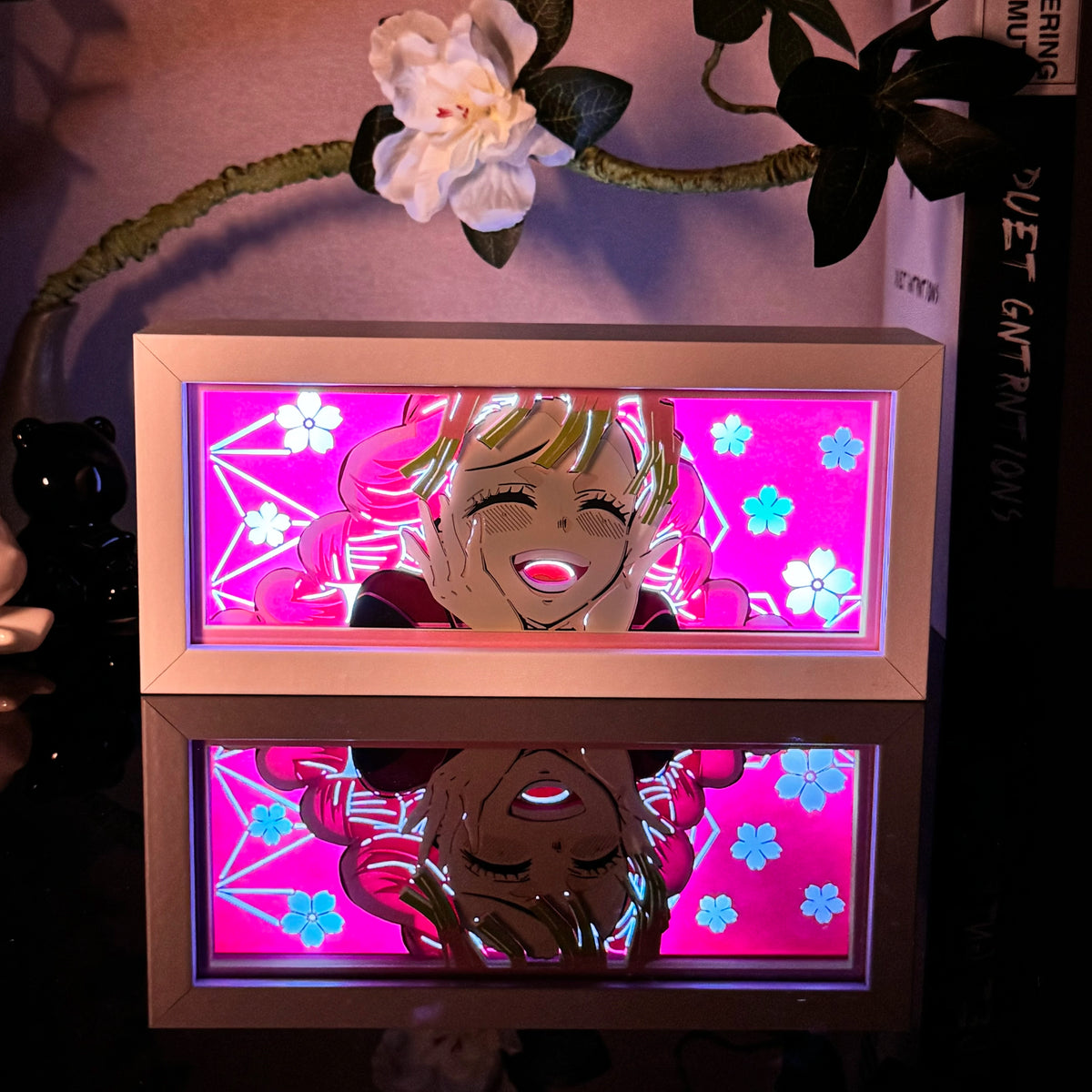 Paper Cut Shadow Box Anime Led Light Box for Room Decor Desk Lightbox Birthday Gift Table Lamp Birthday Gift Halloween