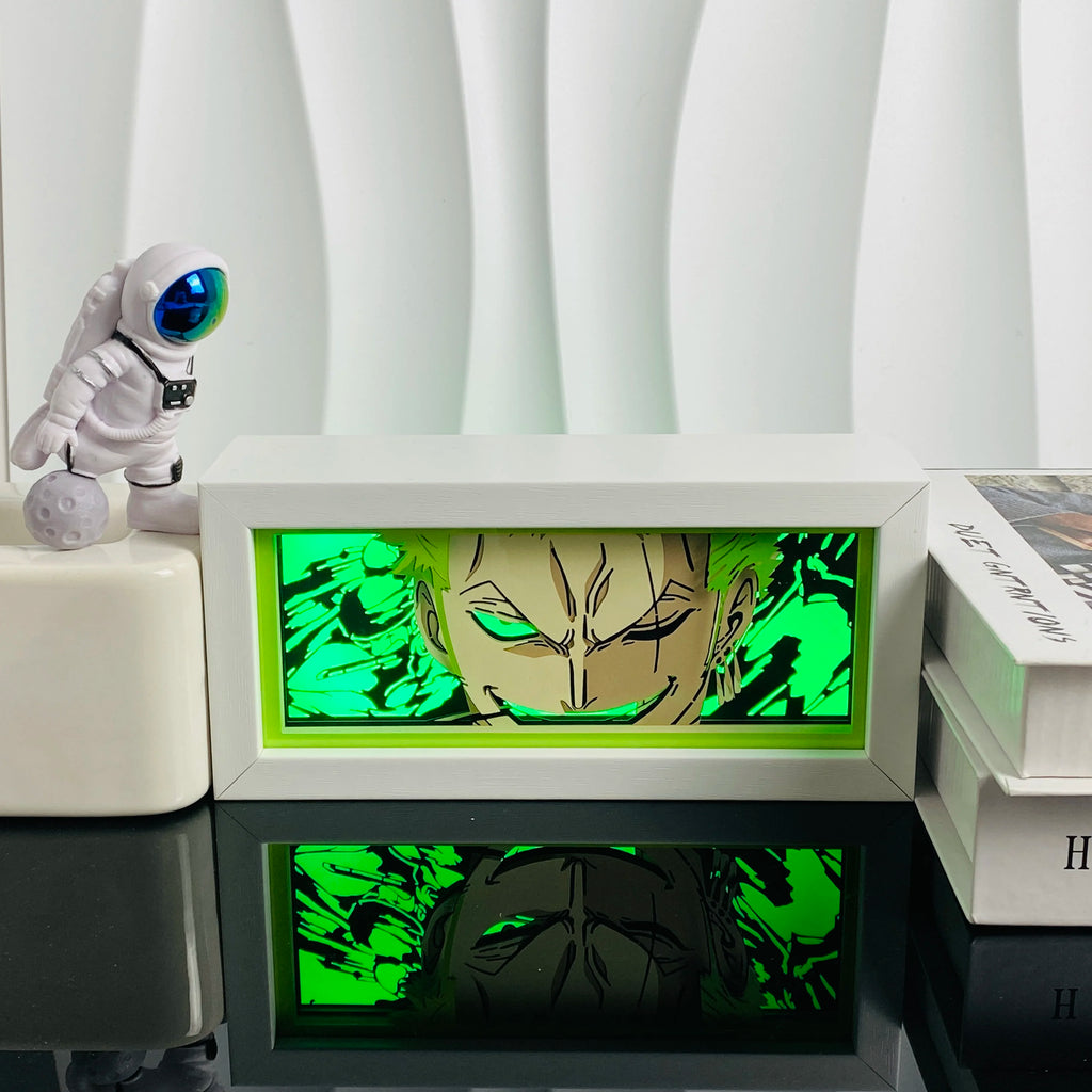 Paper Cut Shadow Box Anime Led Light Box for Room Decor Desk Lightbox Birthday Gift Table Lamp Birthday Gift Halloween