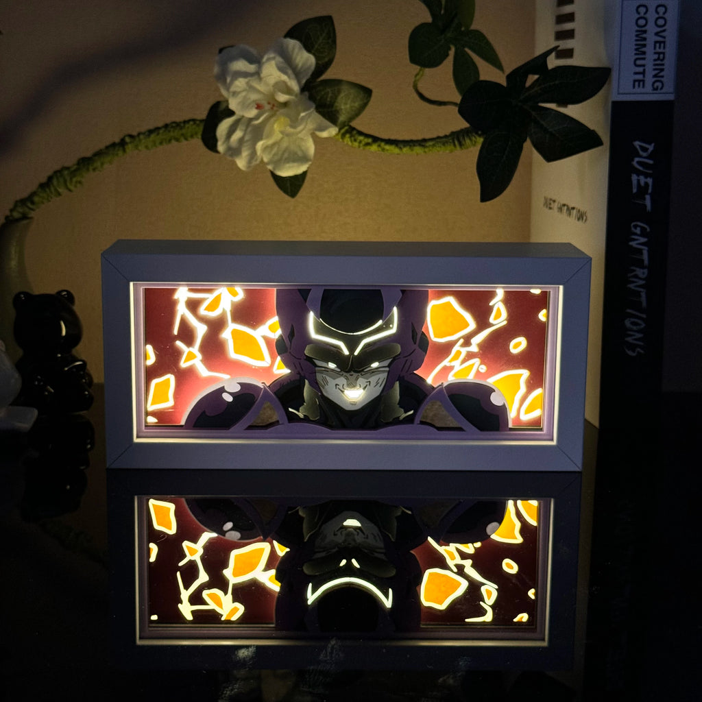 Paper Cut Shadow Box Anime Led Light Box for Room Decor Desk Lightbox Birthday Gift Table Lamp Birthday Gift Halloween