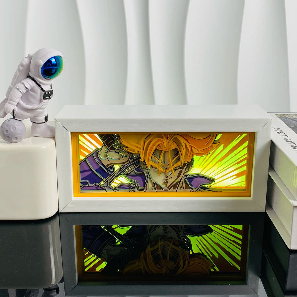 Paper Cut Shadow Box Anime Led Light Box for Room Decor Desk Lightbox Birthday Gift Table Lamp Birthday Gift Halloween