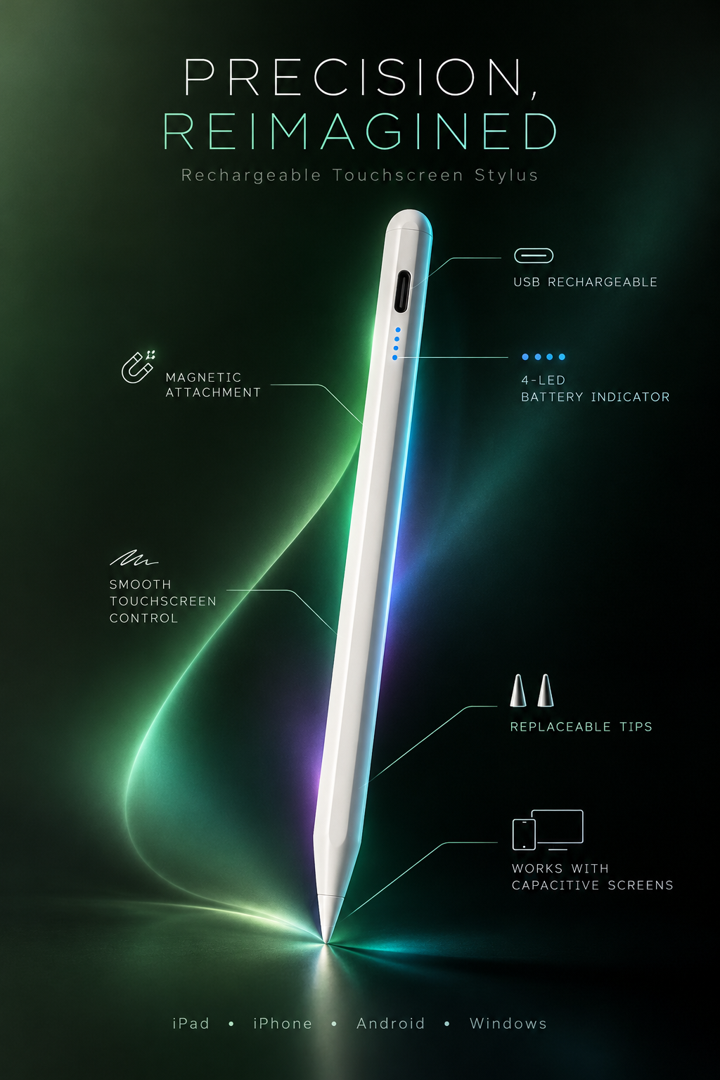 Stylus Pen for Tablet, Mobile, IPhone, IPad Apple Pencil for Android & IOS