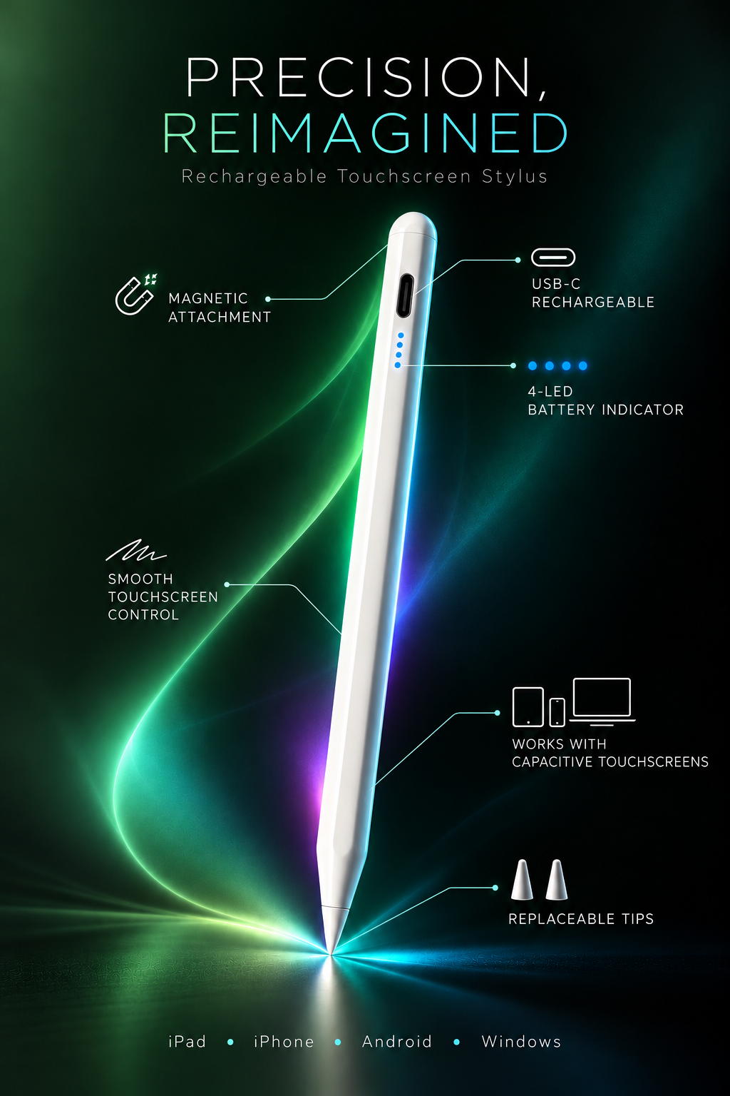 Stylus Pen for Tablet, Mobile, IPhone, IPad Apple Pencil for Android & IOS